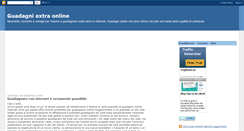 Desktop Screenshot of guadagniextraonline.blogspot.com