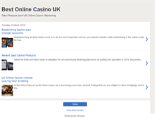 Tablet Screenshot of ipadcasino.blogspot.com