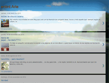 Tablet Screenshot of entintarte.blogspot.com