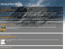 Tablet Screenshot of matthewbenjamin.blogspot.com