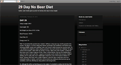 Desktop Screenshot of nobeerdiet.blogspot.com