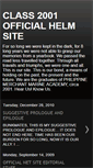 Mobile Screenshot of class2001officialhelmsite.blogspot.com