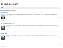 Tablet Screenshot of 32daysinfrance.blogspot.com