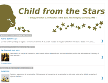 Tablet Screenshot of childfromthestars.blogspot.com