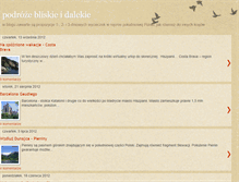 Tablet Screenshot of podrozebliskieidalekie.blogspot.com
