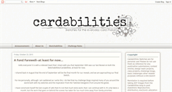 Desktop Screenshot of cardabilities.blogspot.com