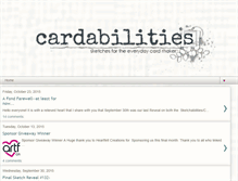 Tablet Screenshot of cardabilities.blogspot.com