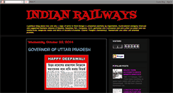 Desktop Screenshot of misuseofindianrailways.blogspot.com