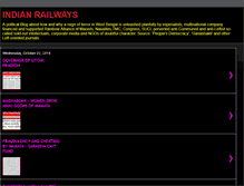 Tablet Screenshot of misuseofindianrailways.blogspot.com