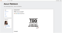 Desktop Screenshot of agilefeedback.blogspot.com