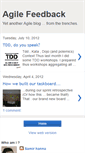 Mobile Screenshot of agilefeedback.blogspot.com