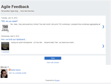 Tablet Screenshot of agilefeedback.blogspot.com