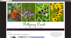 Desktop Screenshot of pollywogcreek.blogspot.com