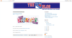 Desktop Screenshot of nyrangersblog.blogspot.com