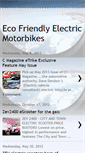 Mobile Screenshot of electricmotorbikes.blogspot.com