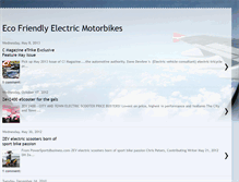 Tablet Screenshot of electricmotorbikes.blogspot.com