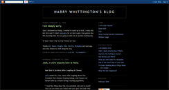 Desktop Screenshot of harrywhittington.blogspot.com