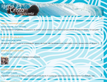 Tablet Screenshot of igrejaemsaovicente.blogspot.com