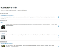 Tablet Screenshot of buziaczek-z-indii.blogspot.com