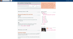 Desktop Screenshot of jenkinsbio.blogspot.com