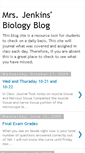 Mobile Screenshot of jenkinsbio.blogspot.com