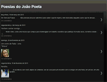 Tablet Screenshot of joaopoetauberaba.blogspot.com