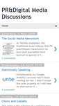 Mobile Screenshot of prdigitalmediadiscussions.blogspot.com