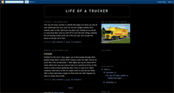 Desktop Screenshot of life-of-a-trucker.blogspot.com