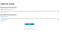 Tablet Screenshot of adsensecamp.blogspot.com