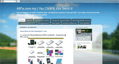 Desktop Screenshot of allfixblog.blogspot.com