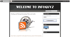Desktop Screenshot of infoguyz2.blogspot.com