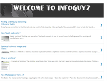 Tablet Screenshot of infoguyz2.blogspot.com