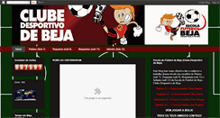Desktop Screenshot of escolafutebolbeja.blogspot.com