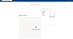 Desktop Screenshot of ocioisbiri.blogspot.com