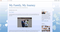 Desktop Screenshot of myfamilymyjourney.blogspot.com