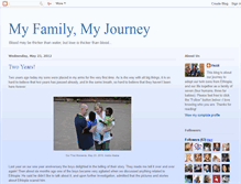 Tablet Screenshot of myfamilymyjourney.blogspot.com