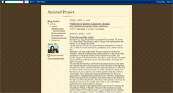 Desktop Screenshot of amistadproject.blogspot.com