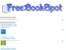 Tablet Screenshot of freebooksspot.blogspot.com