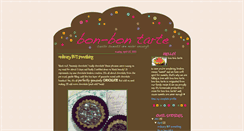 Desktop Screenshot of bonbontarte.blogspot.com