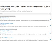 Tablet Screenshot of creditconsolidationlover.blogspot.com