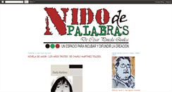 Desktop Screenshot of nidodepalabras.blogspot.com