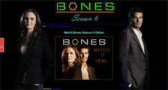 Desktop Screenshot of bones-season6online.blogspot.com