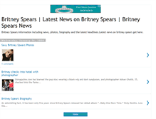 Tablet Screenshot of news-britney-spears.blogspot.com