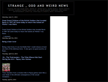 Tablet Screenshot of newandstrange.blogspot.com