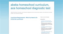 Desktop Screenshot of abekahomeschoolcurriculum.blogspot.com