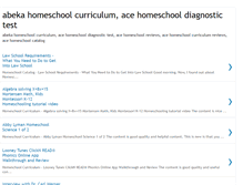 Tablet Screenshot of abekahomeschoolcurriculum.blogspot.com