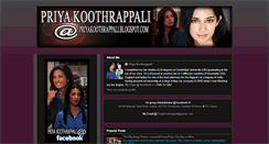 Desktop Screenshot of priyakoothrappali.blogspot.com