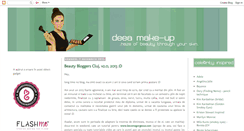 Desktop Screenshot of deea-makeup.blogspot.com