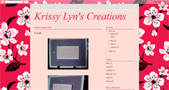 Desktop Screenshot of krissylynscreations.blogspot.com