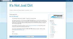 Desktop Screenshot of itsnotjustdirt.blogspot.com